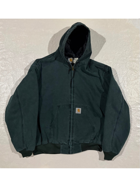 Carhartt Other - Carhartt JQ243 Hunter Green Active Jacket XXL USA Made Quilt Lined vintage